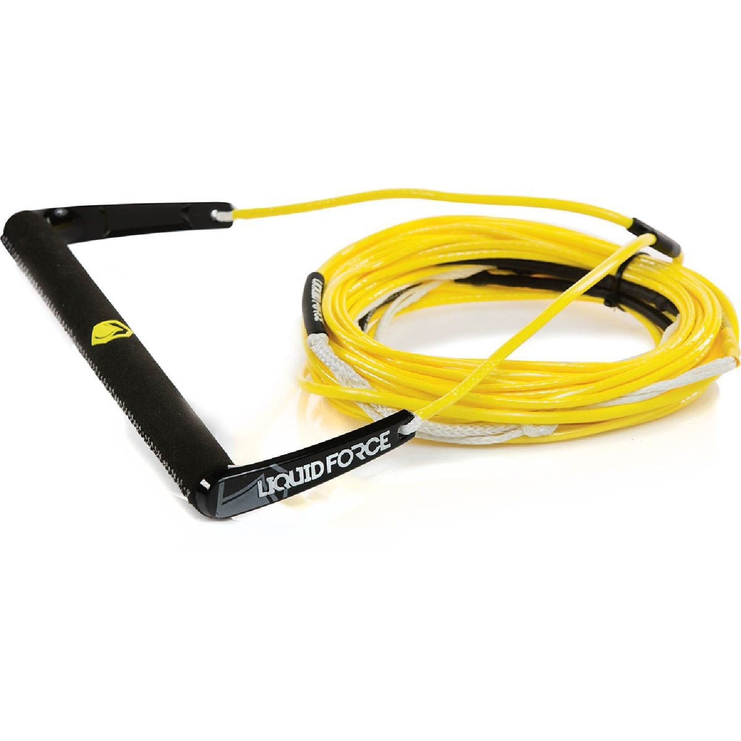 Liquid Force Plush w/ Vision 70' Rope & Handle Combo 2025- Black/Yellow