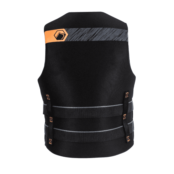 Liquid Force Womens Hinge CGA Life Vest 2023 - Black/Coral - Image 2