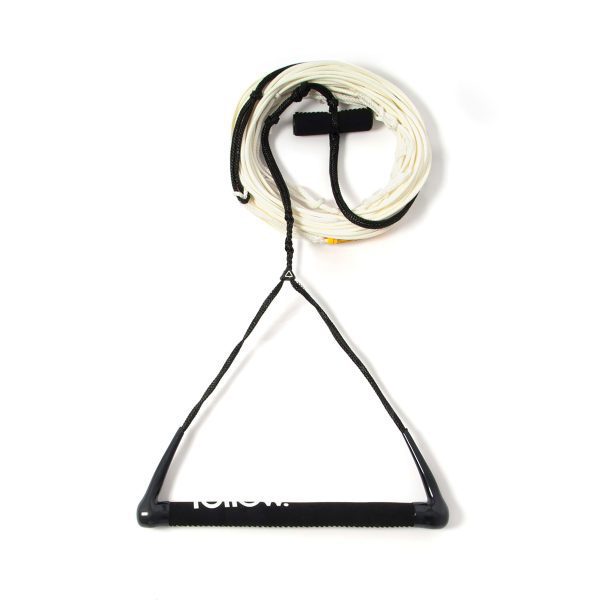Follow Pro Wakeboard Rope & Handle Package 2023 - Black/White