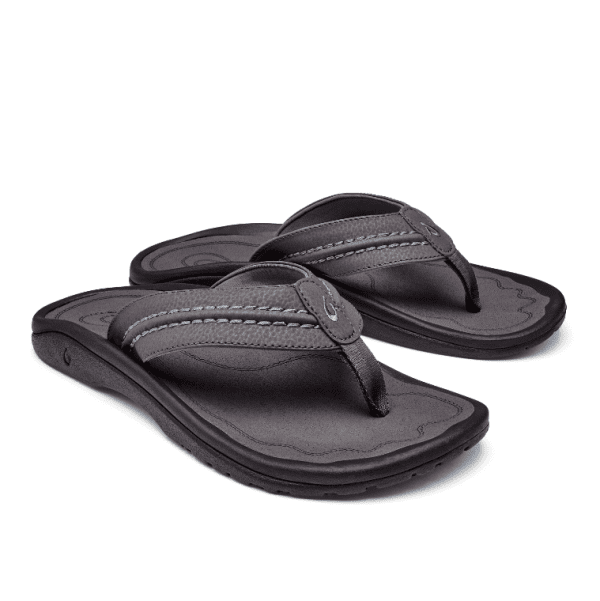 Olukai Hokua Flip Flops - Pavement/Pavement - Image 2