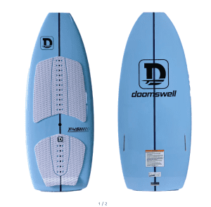 Doomswell F Series Wakesurf Board 2025 - Sky Blue